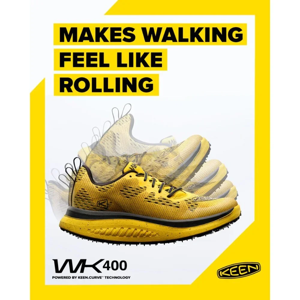 KEEN Women's WK400 Walking Shoe 1027484 Size 9